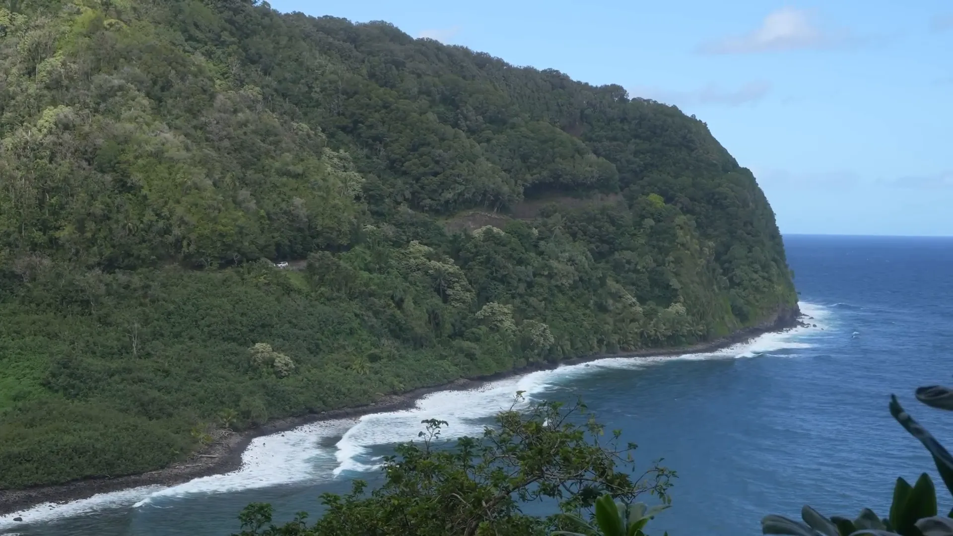 Scenic viewpoint on The Road To Hana