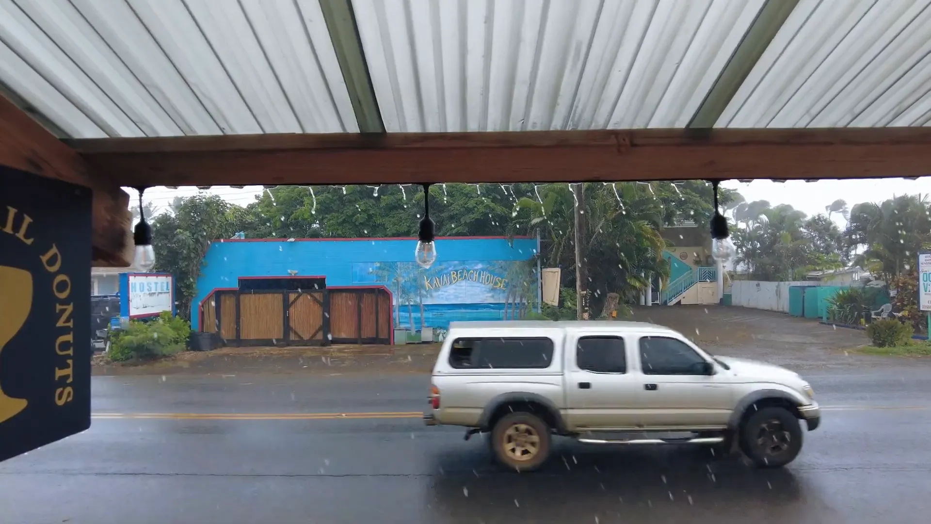 Rainy weather in Hawaii
