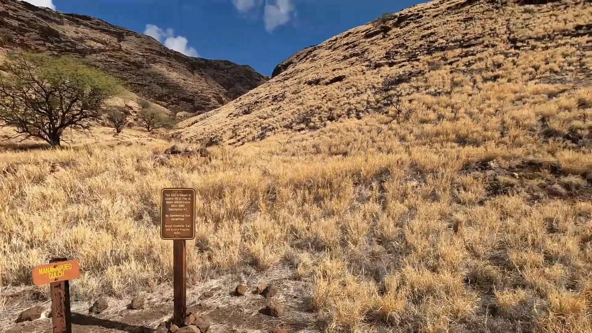 Hiking the Lahaina Pali Trail