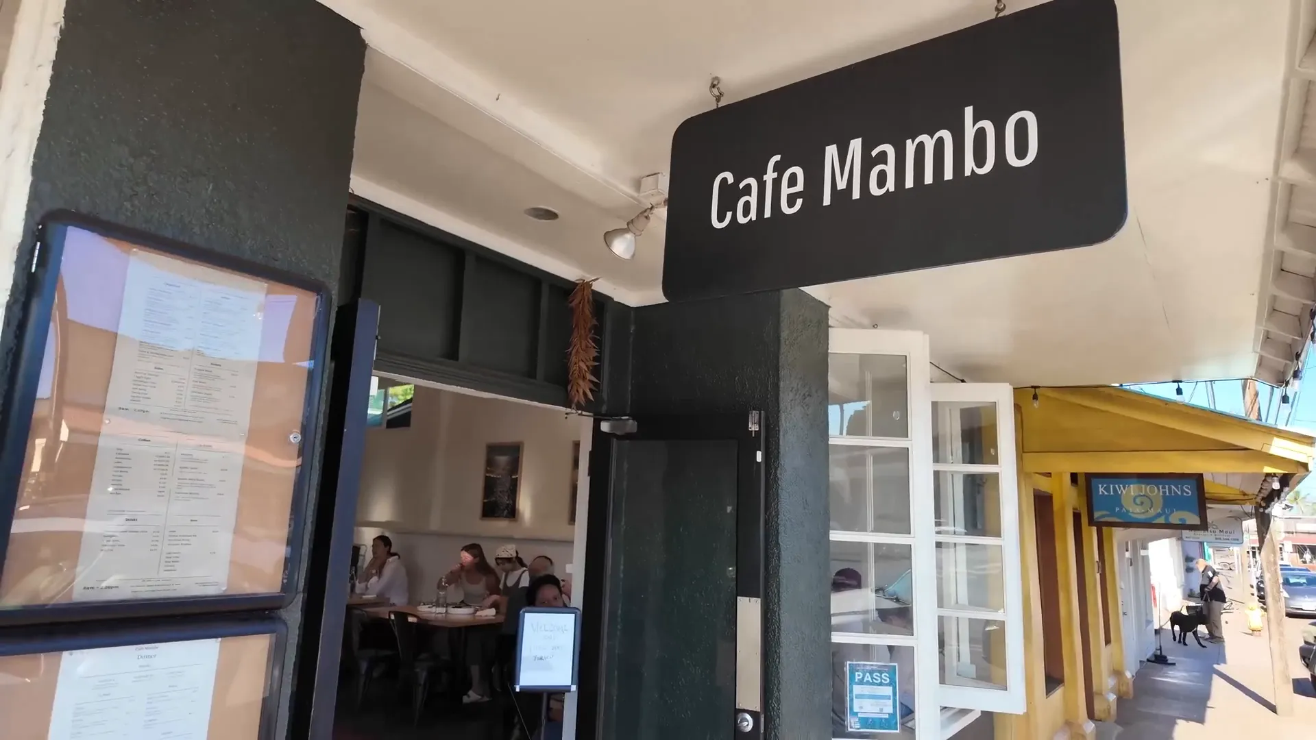 Breakfast sandwich at Cafe Mambo