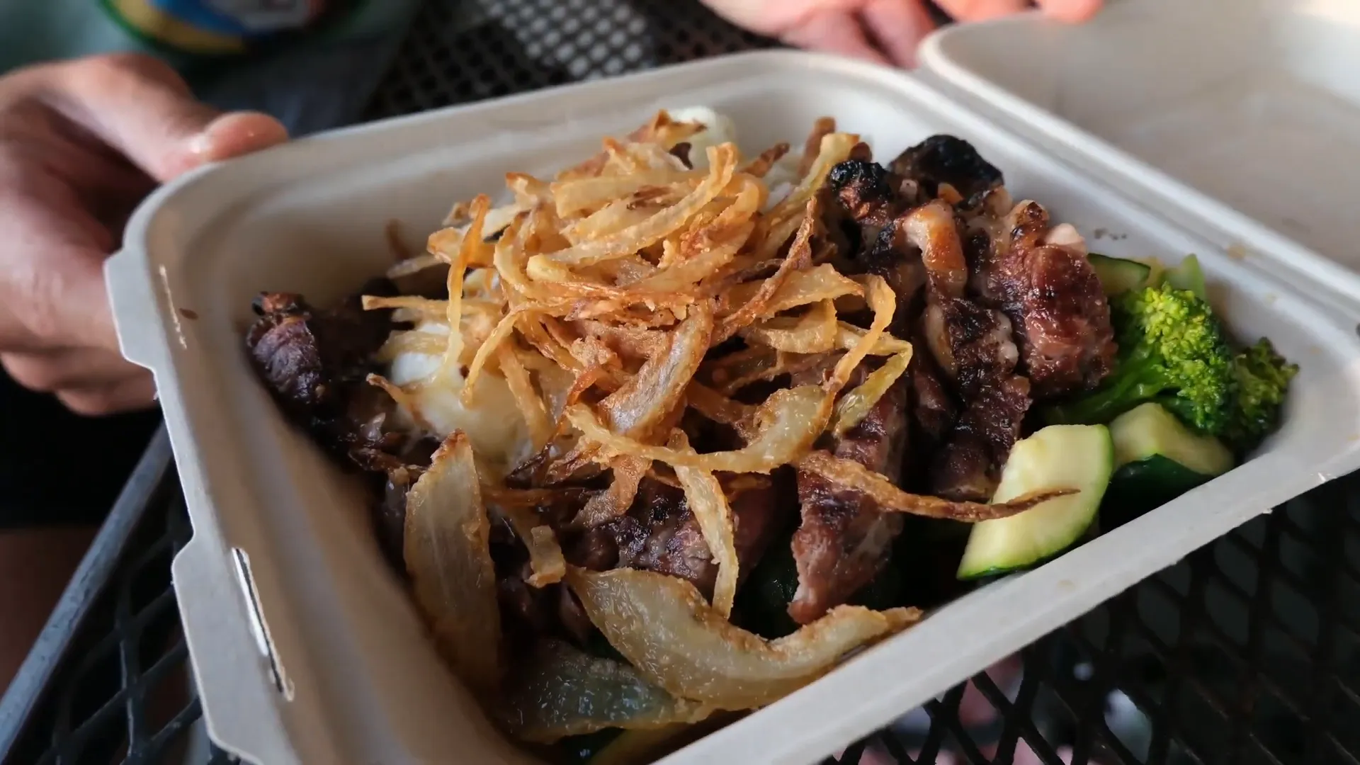 Ribeye steak from Honokowai Okazuya Deli
