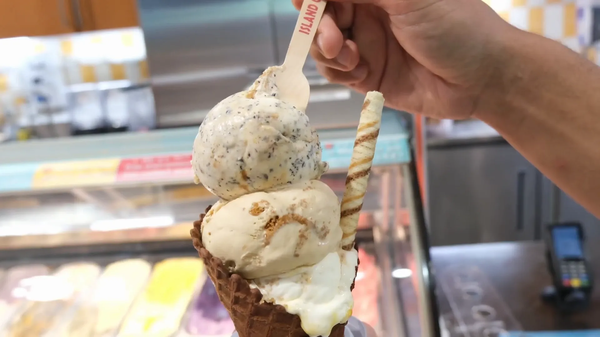 Unique ice cream flavors at Island Cream Co.